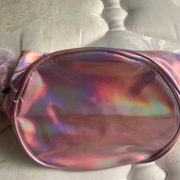 Urban Jaga 2 Pink Holographic Plant Basket Decorative Pot Cover Organizer New - Picture 8 of 8